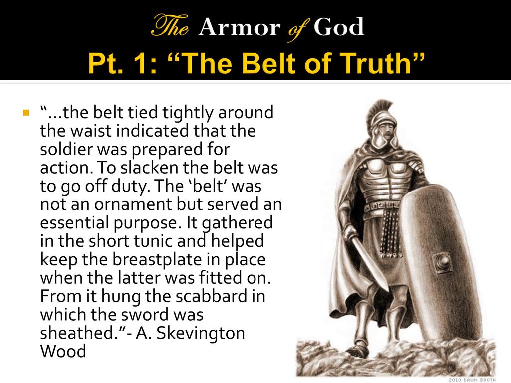 Armor of god belt of outlet truth